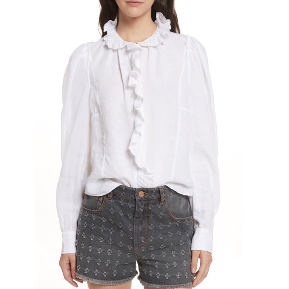 Isabel Marant Tops - Isabel marant etoile Tauren Broderie shirt